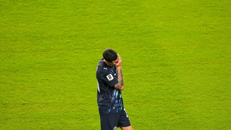 Paraguay’s Almiron gets one-game suspension after red card for covering his mouth