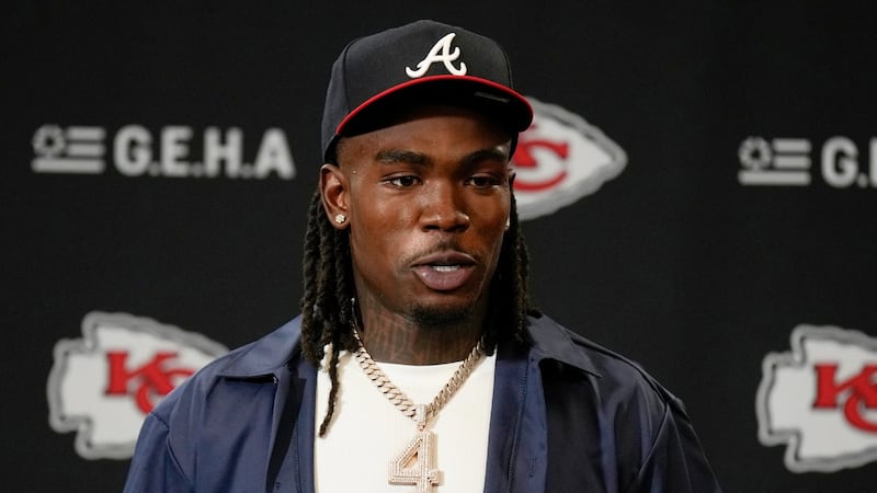 Chiefs receiver Rice released after 30-day jail stint for car crash probation violation
