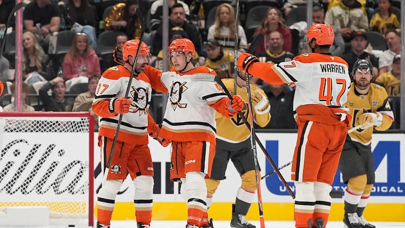 Ducks hold on for victory over Golden Knights to open season
