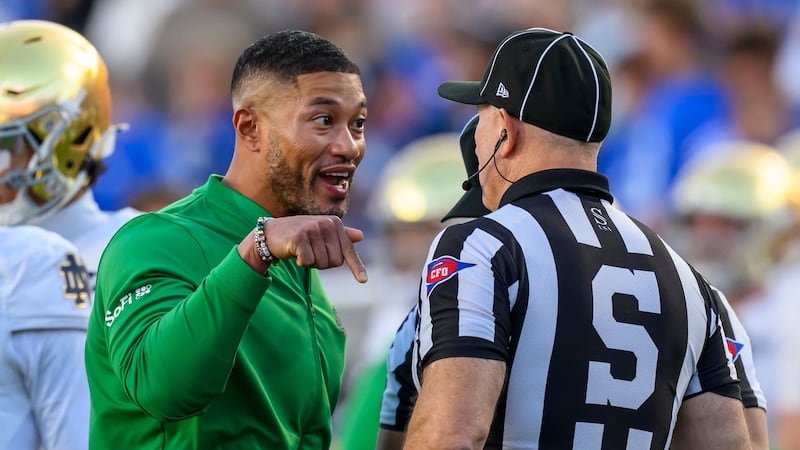No. 5 Notre Dame not making excuses about clock glitch following first loss of season at BYU