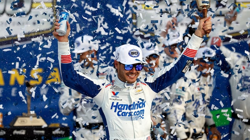 Larson has tightened his grip on the NASCAR Cup Series title race