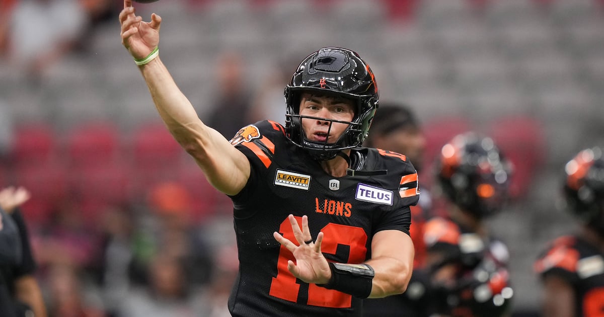 Rourke Rennison Rourke, Lions look to hand Redblacks their first home loss of season
