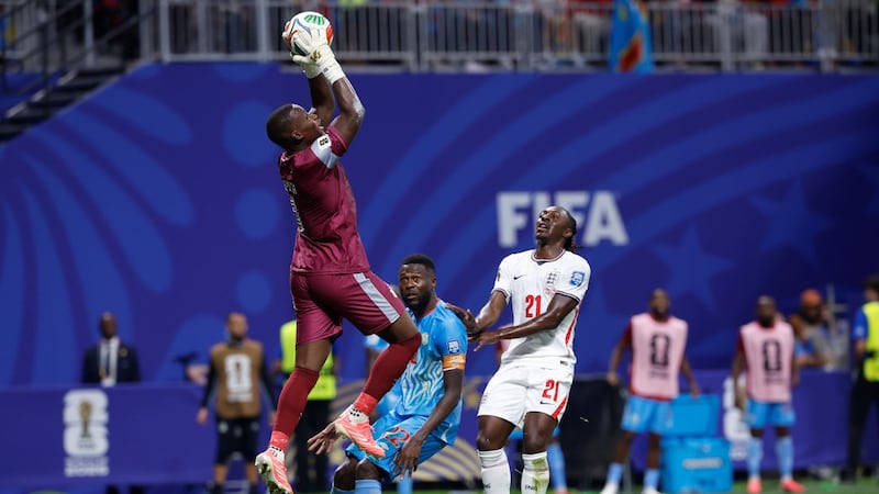 Congo goalkeeper Mpasi nearly leads his team to a shocking upset of England at the World Cup