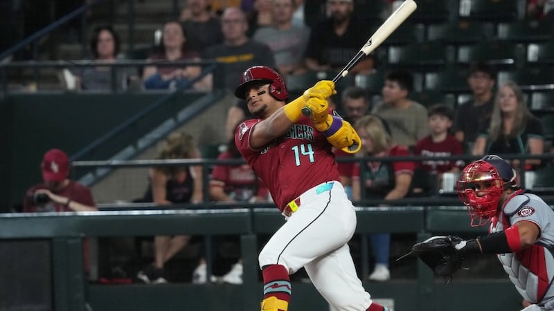 Moreno hits two-run homer, Diamondbacks avoid sweep with win over Nationals