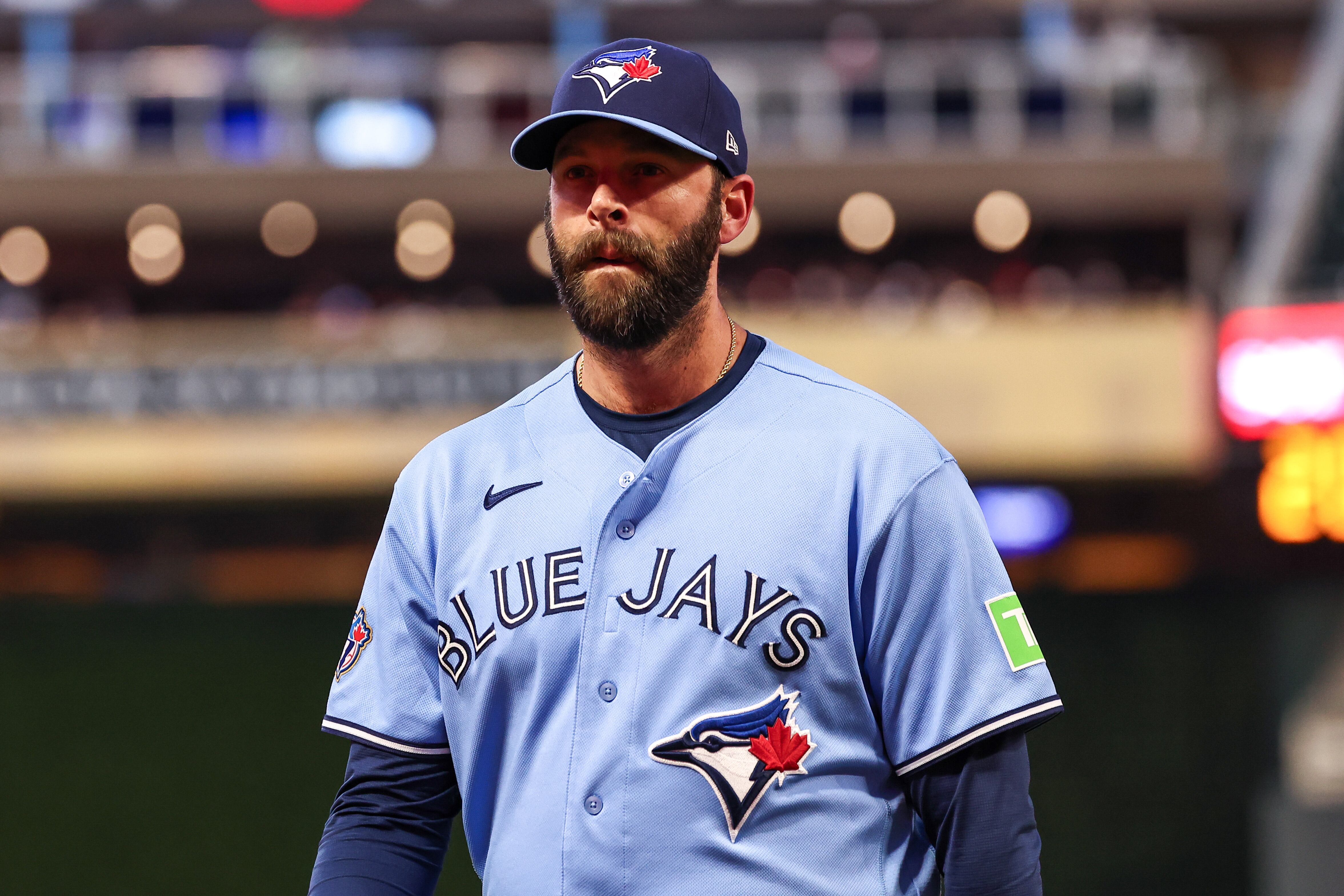 Tommy Nance pitching for the Toronto Blue Jays