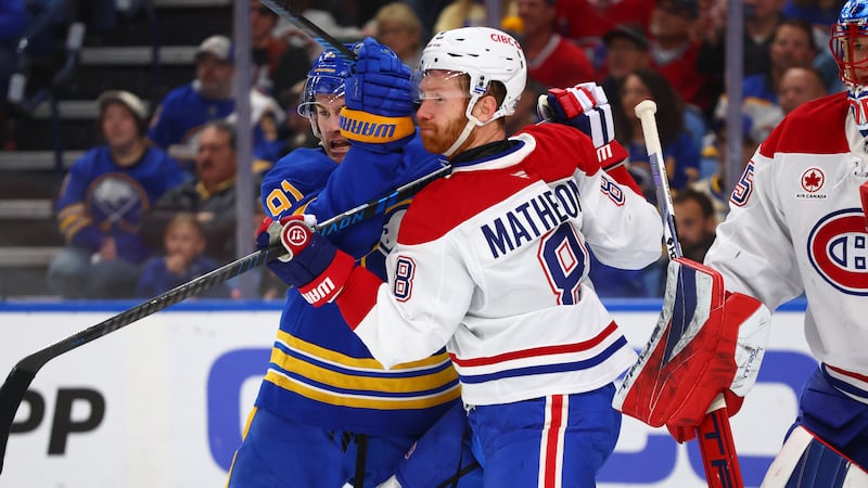 Sabres hold two-goal lead over Canadiens after second period of Game 1