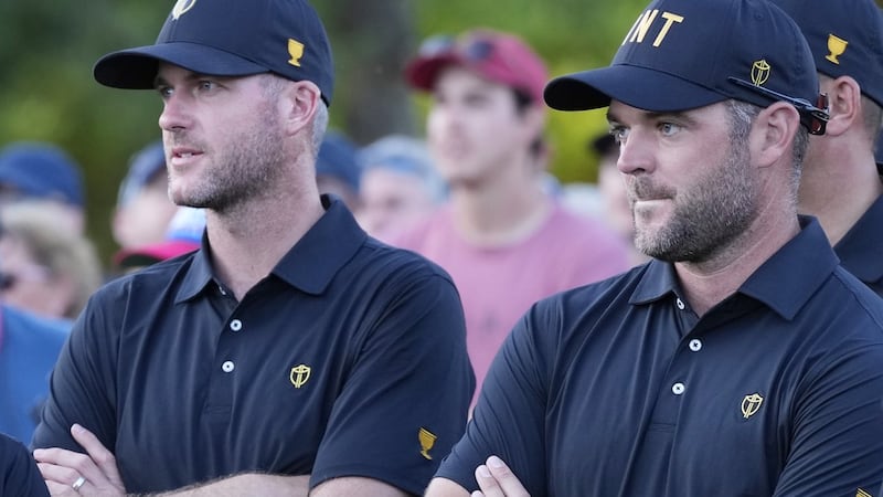 Canada’s Pendrith puts figurative ‘A’ on golf shirt for Presidents Cup
