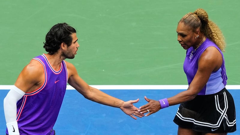Serena, Alcaraz eliminated from US Open mixed doubles after winning opener