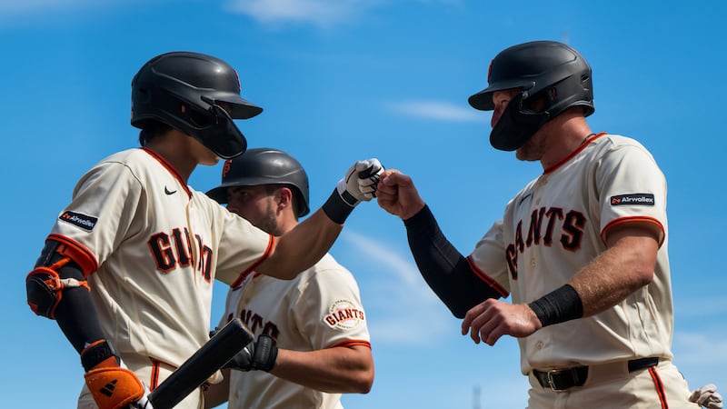 Whitcomb’s double caps Giants’ six-run rally in a victory over Cardinals