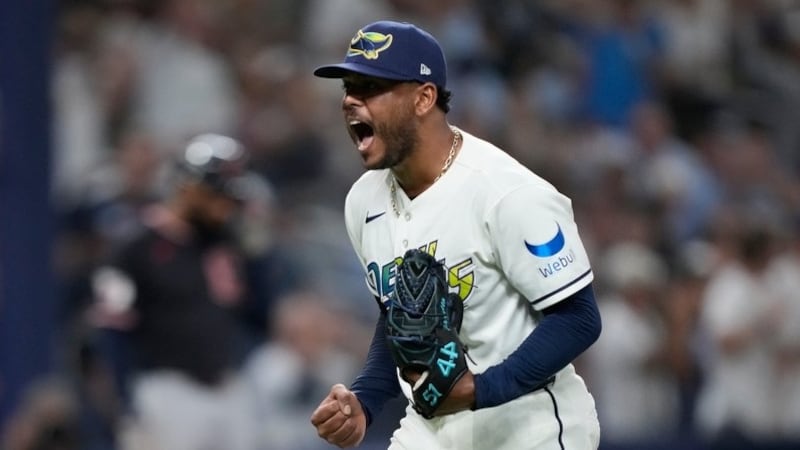 `Fastball Freddy' Peralta earns ALCS MVP award after pitching the Rays into the World Series