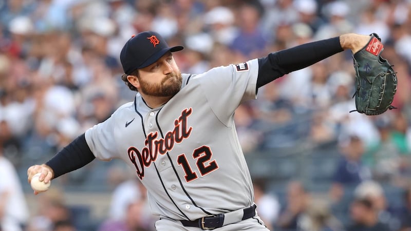 Mize matches career high with 10 strikeouts as Tigers beat sloppy Yankees