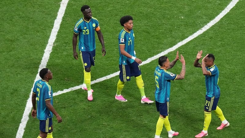 Colombia’s last training session before World Cup match against Congo suspended because of storm