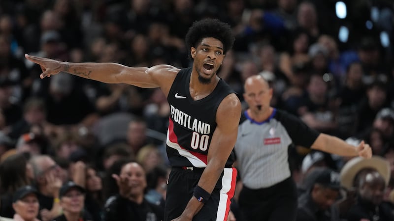 Trail Blazers rally for win over Spurs to even series after Wembanyama exits with injury