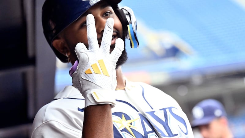 Caminero hits three homers against Royals as Rays pitching combine pitch no-hitter into ninth in victory