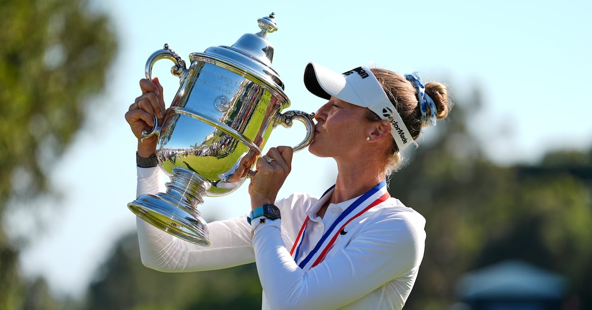 Nelly Korda wins U.S. Women’s Open title with perilous final putt, claiming second straight major