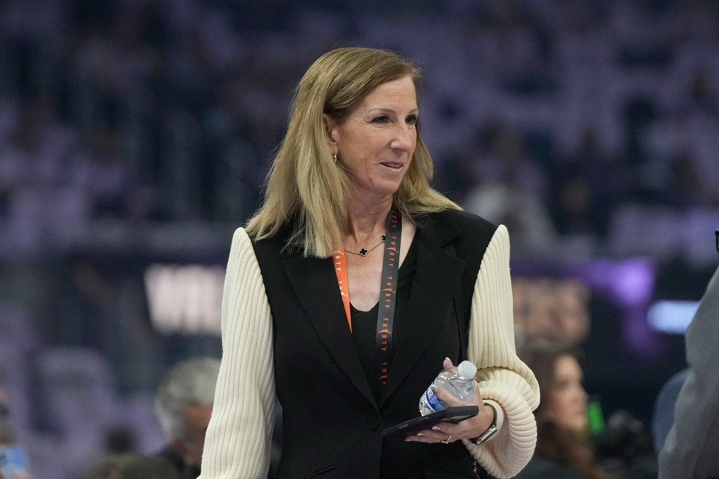 WNBA Cathy Engelbert says a search firm is vetting candidates to replace her
