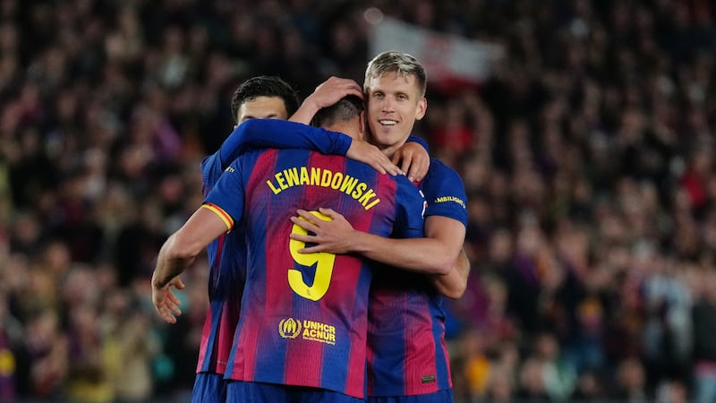 Raphinha at the double to ensure Barcelona's perfect LaLiga home record