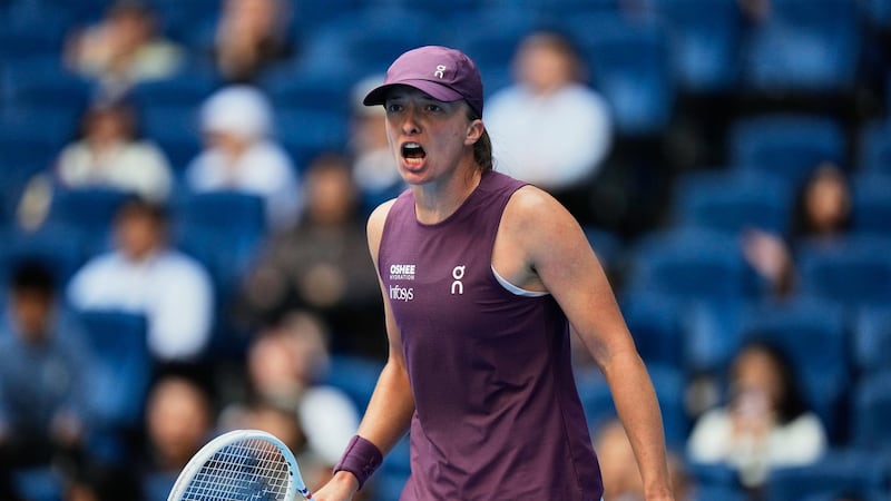 Swiatek defeats Frech 6-2, 6-1 to reach final 16 at WTA’s Wuhan Open