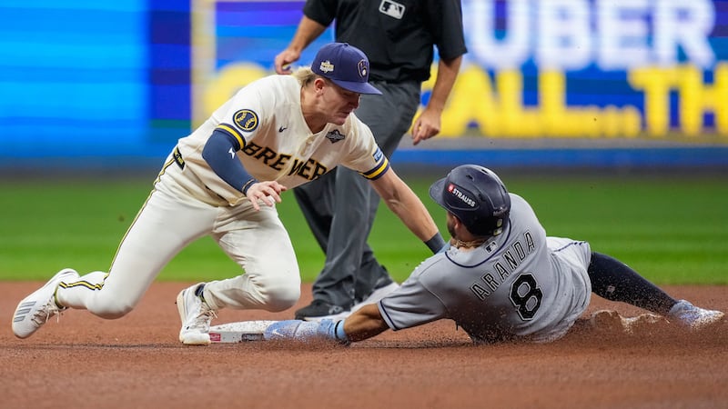 Rays won't ease up on basepaths despite miscues in Game 1 of World Series