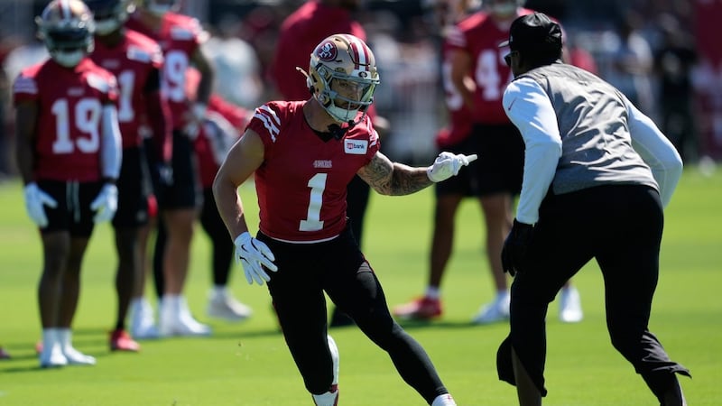 49ers WR Pearsall to undergo season-ending knee surgery