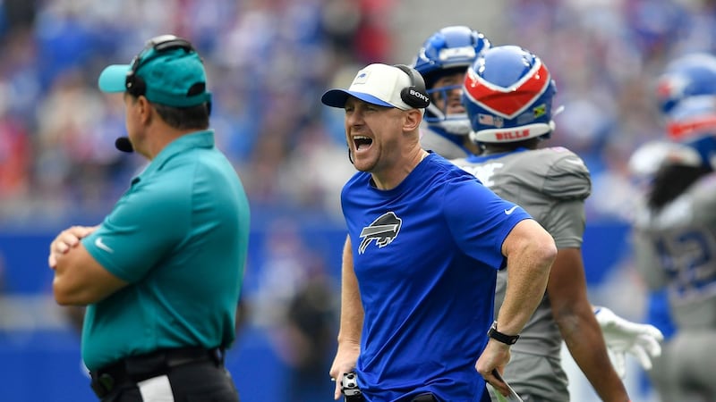 Bills rookie coach Brady draws positives from overcoming five turnovers to beat Chargers
