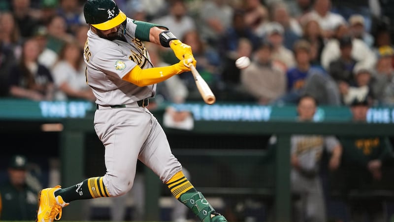 Langeliers hits eighth homer as Athletics beat scuffling Mariners