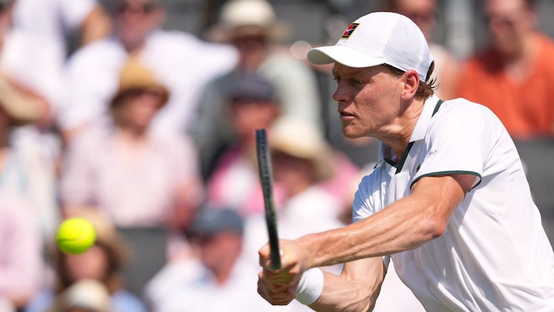 No. 1 Sinner has ramped up training ahead of Wimbledon title defence