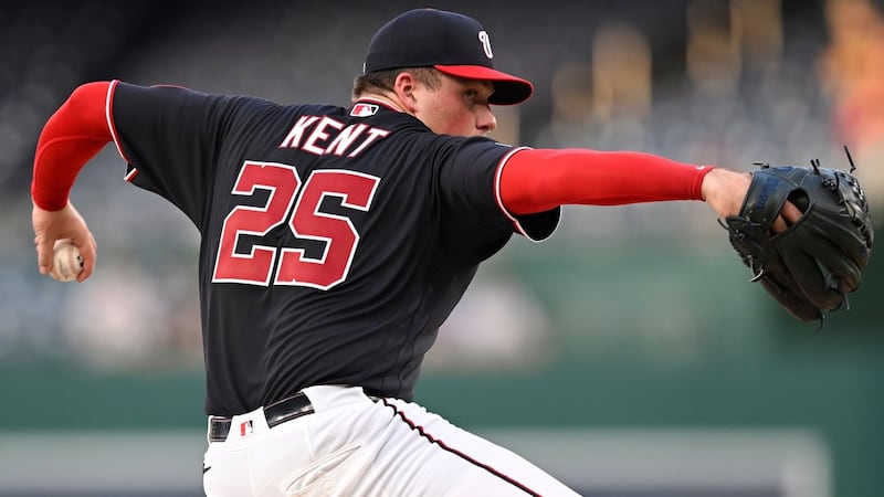 Kent earns first major league win as Nationals beat Marlins