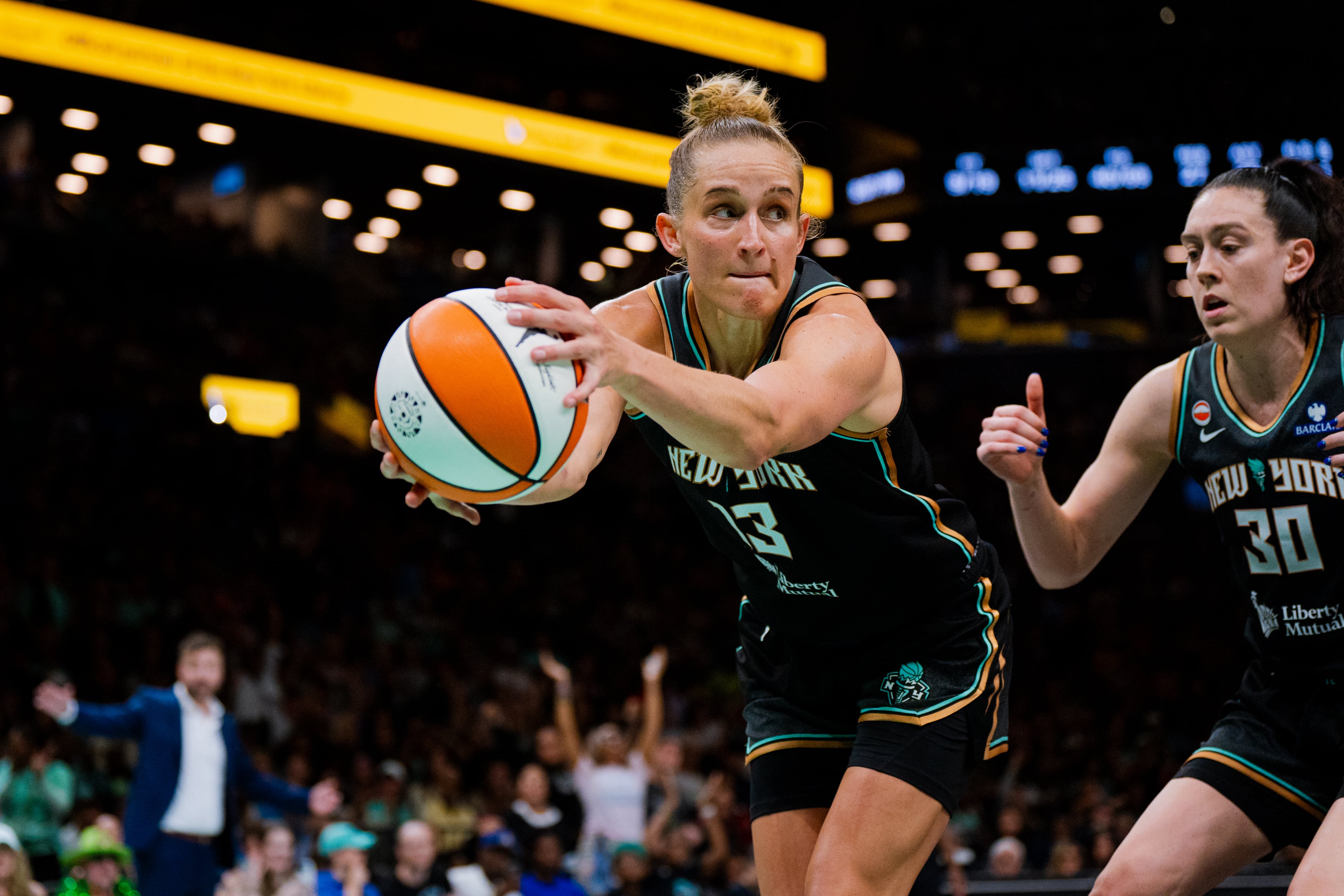 In her return, Fiebich sparks Liberty win over Fever