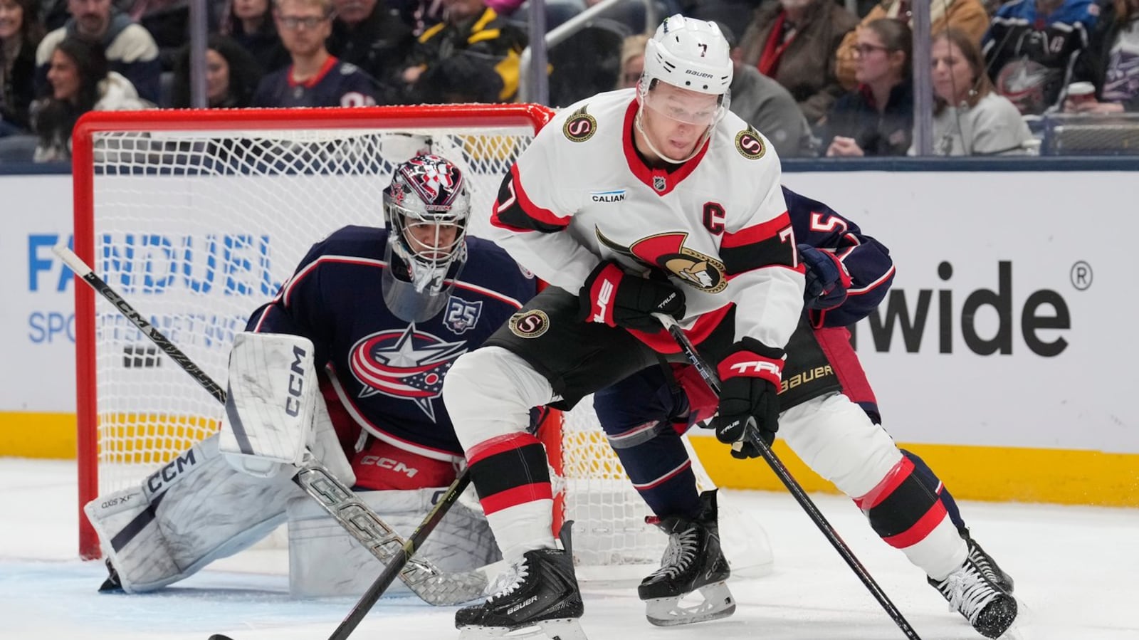 Sens Score Ottawa Senators score four in first period to beat Columbus Blue Jackets