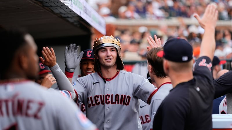 Guardians’ rookie OF Delauter leaves game vs. Padres due to left hamstring tightness