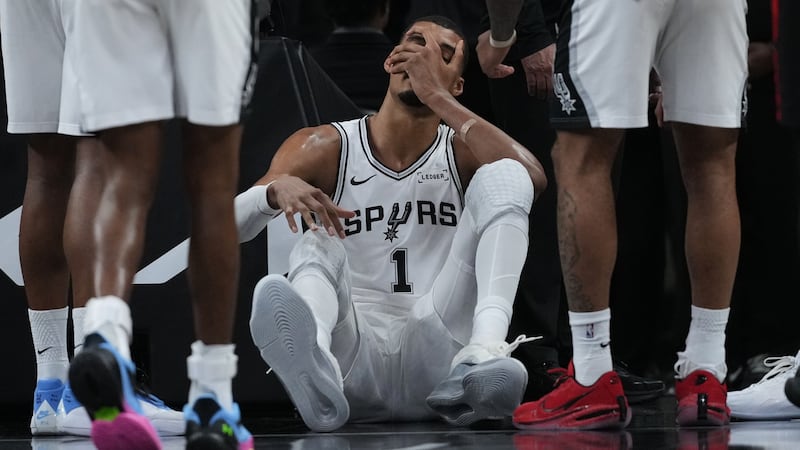 Spurs’ Wembanyama suffers concussion after falling face-first to court in loss to Blazers