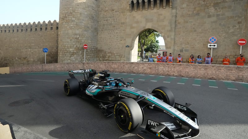Russell leads Antonelli to Mercedes one-two in second practice at Azerbaijan GP