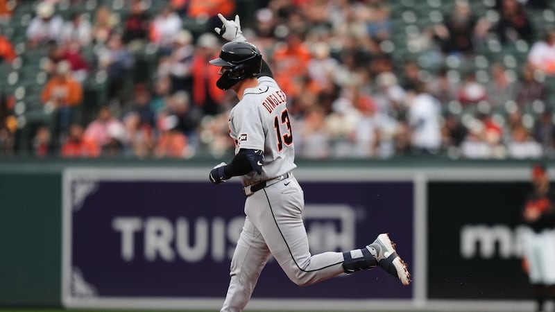 Dingler’s 1st-inning homer carries Tigers over Orioles, helping stop 8-game losing streak