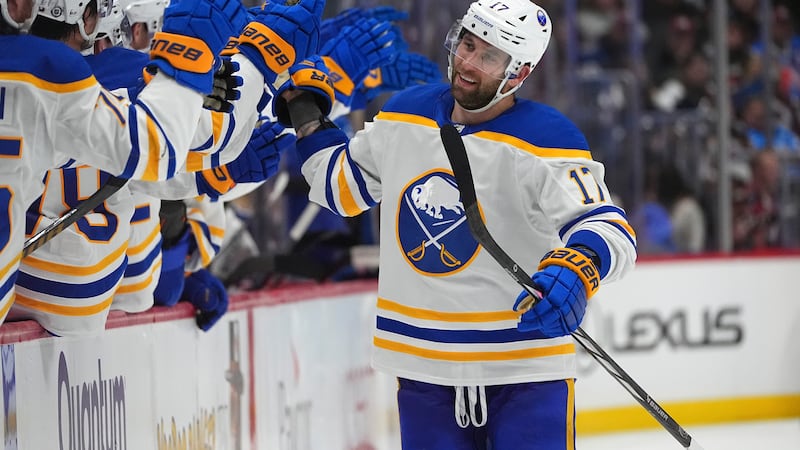 Sabres activate F Zucker off IR; veteran set to make season debut