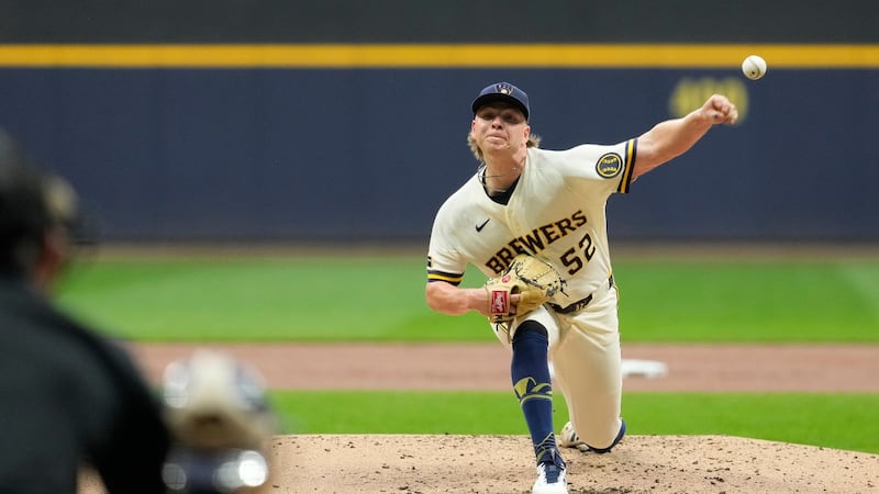 Harrison Ks final eight batters he faces before leaving with cramps as Brewers beat Pirates