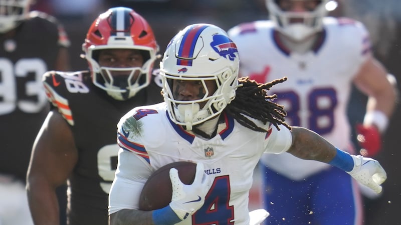 Reigning NFL rushing champion Cook focused on helping Bills win