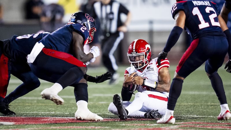CFL fines Alouettes’ Awe for high hit on Stampeders QB Adams Jr.