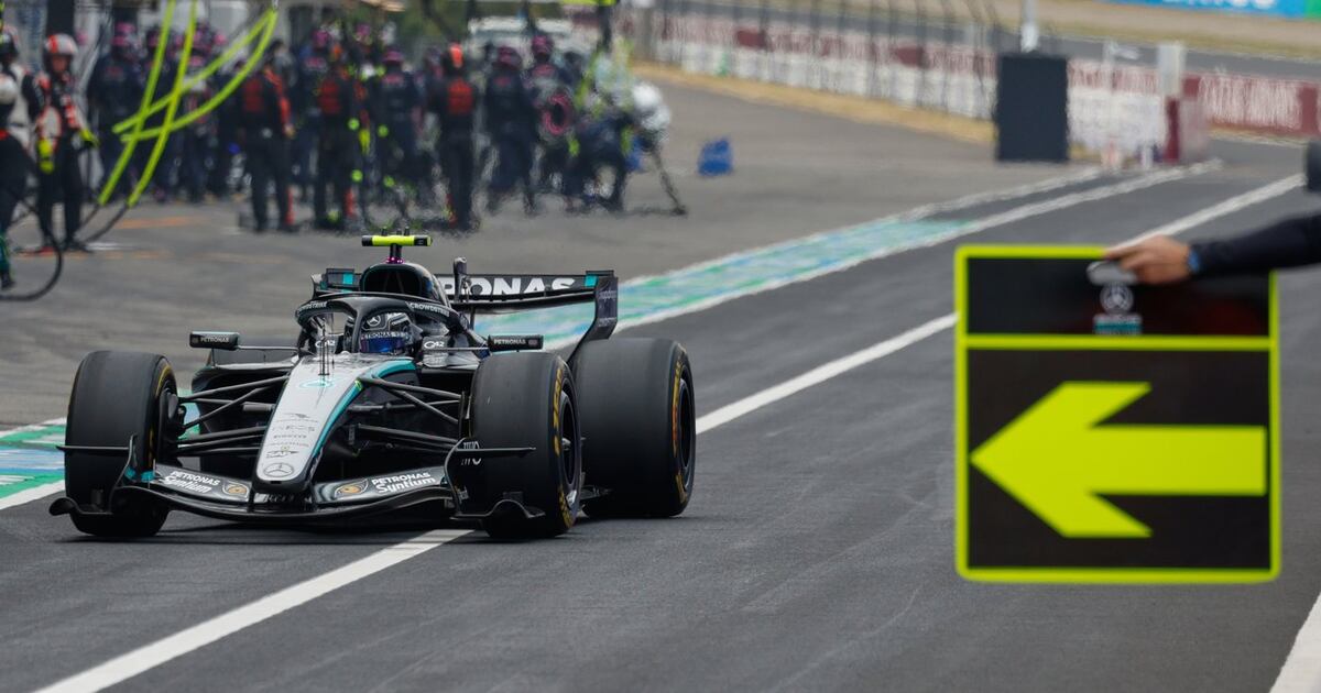 Mercedes driver Kimi Antonelli of Italy steers his car in pit lane during the Japanese Formula One Grand Prix in Suzuki, Japan, Sunday, March 29, 2026. (Franck Robichon/Pool Photo via AP, File)