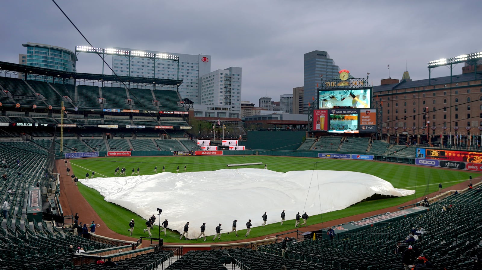 Game Rained Out Orioles-Blue Jays game rained out, to be made up as part of July 29 ...