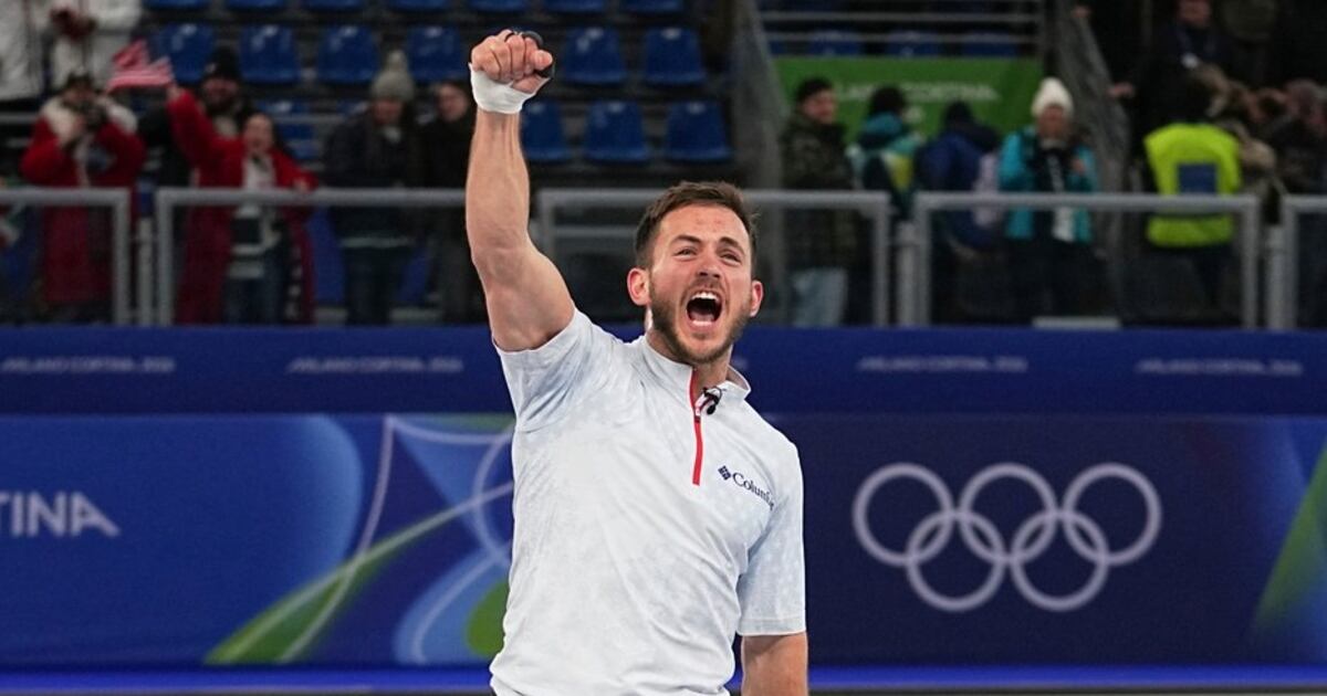 Corey Dropkin Curling Flex: American curler Korey Dropkin creates buzz on the Olympic ice