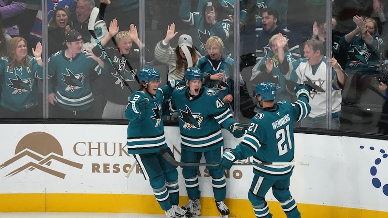 Cagnoni scores OT winner in Sharks’ season-opening victory over Panthers
