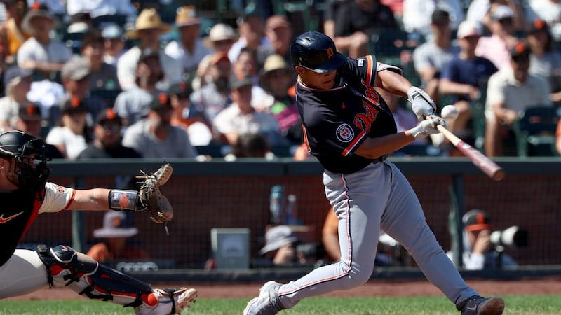 Lee’s pinch-hit single in 10th sends Tigers past Giants after Melton, Webb duel on mound