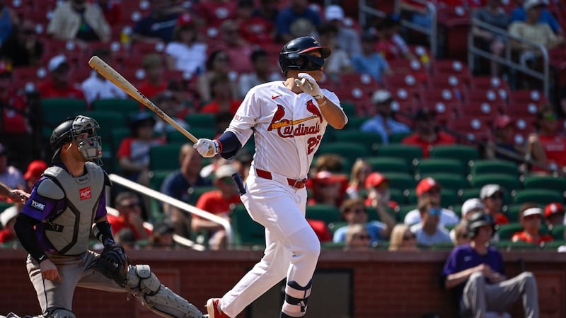Wetherholt hits tiebreaking double, Burleson homers as Cardinals top Rockies