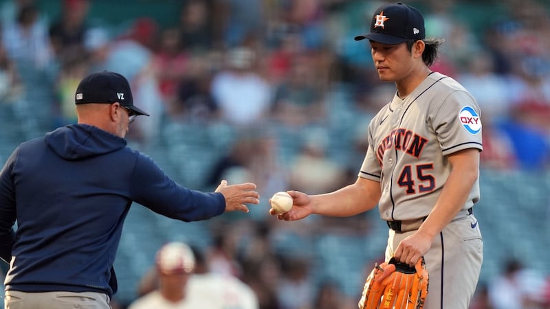 Astros shift Imai to bullpen for Rangers series after rough start