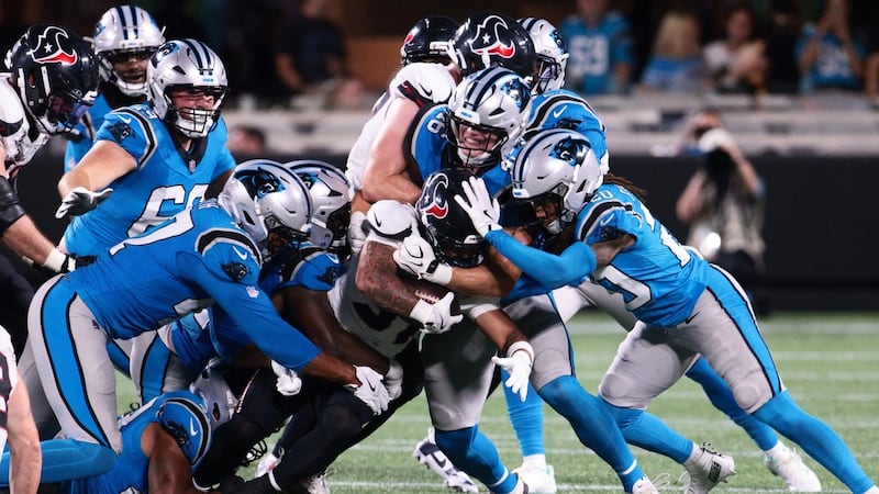 Davis’ TD run lifts Panthers to win over Texans in preseason finale
