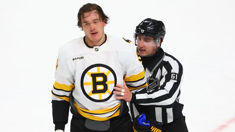 Bruins’ Zadorov given maximum fine for cross-checking Sabres’ Dahlin