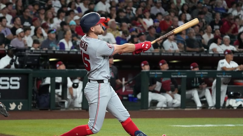 Nationals get homers from Mead, Crews, hold Diamondbacks to two hits in victory
