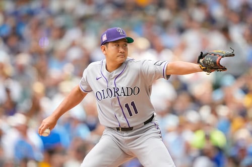 Sugano earns his 10th win as Rockies defeat Brewers