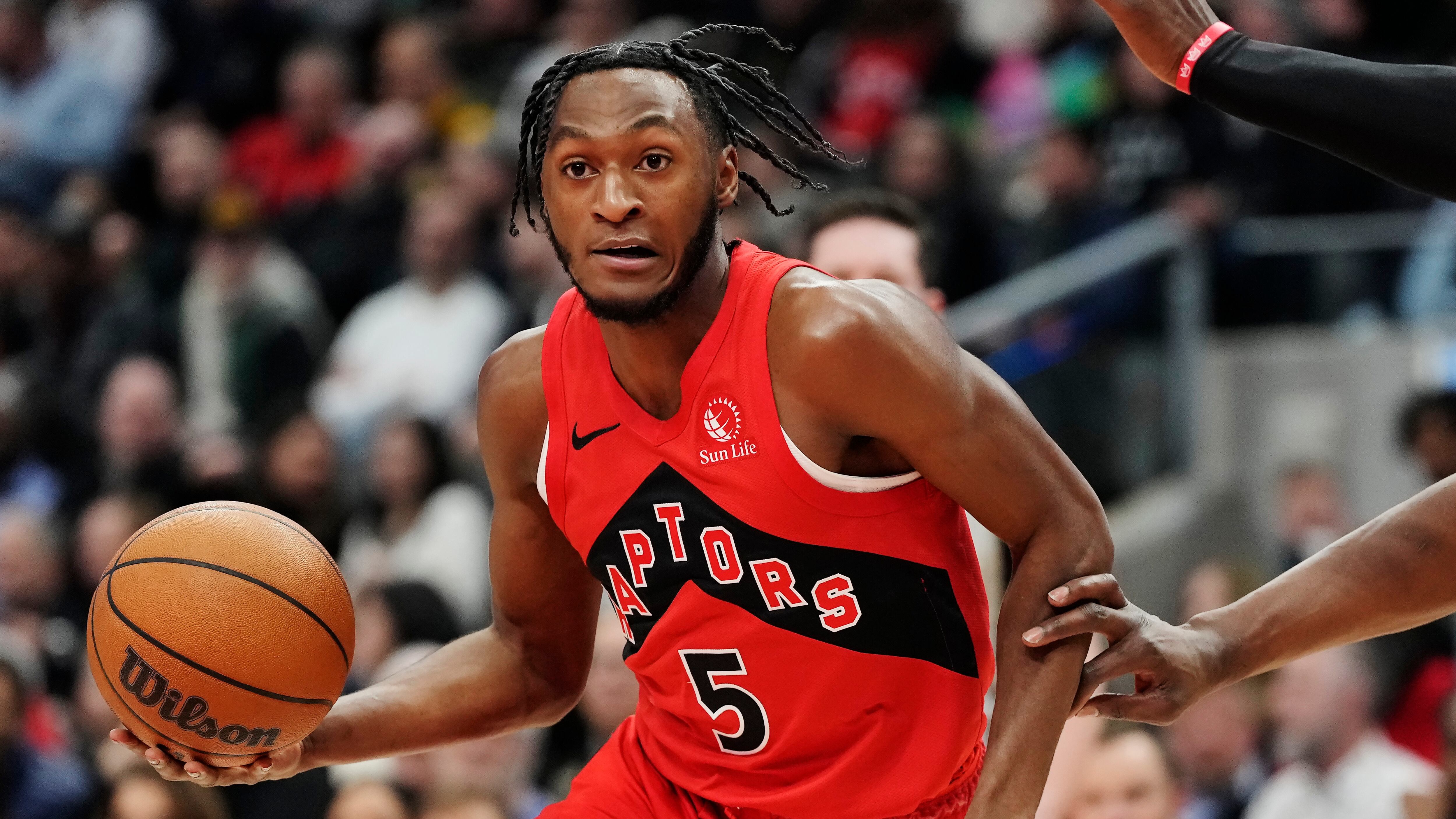Toronto Raptors guard Immanuel Quickley not practising after injury in ...
